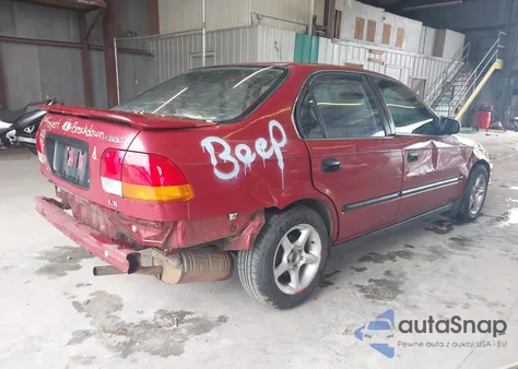 1998 Honda Civic Lx z USA, uszkodzony, nr VIN 1HGEJ6679WL045652